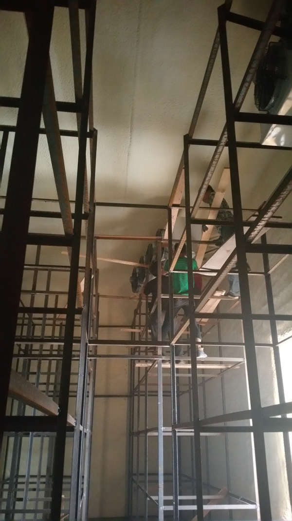 工程案例（大蒜恒温库施工现场）
